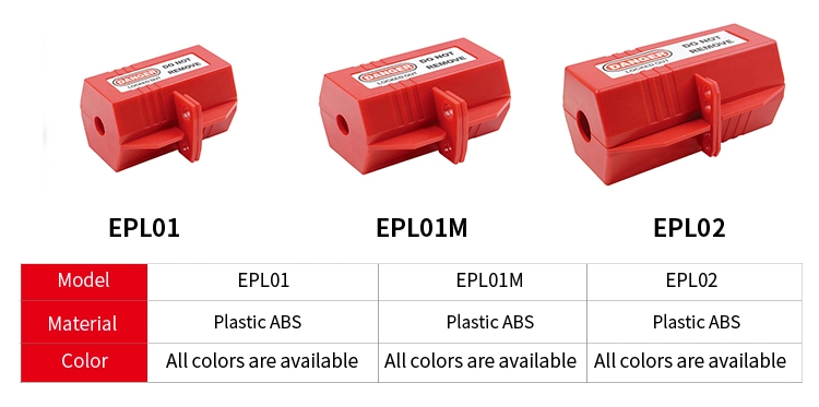 ABS Electrical Pneumatic Plug Lockout for Plug (EPL01)