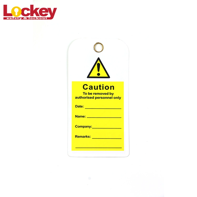 Safety Lockout Warning Tag China Safety Plastic Label Tags PVC