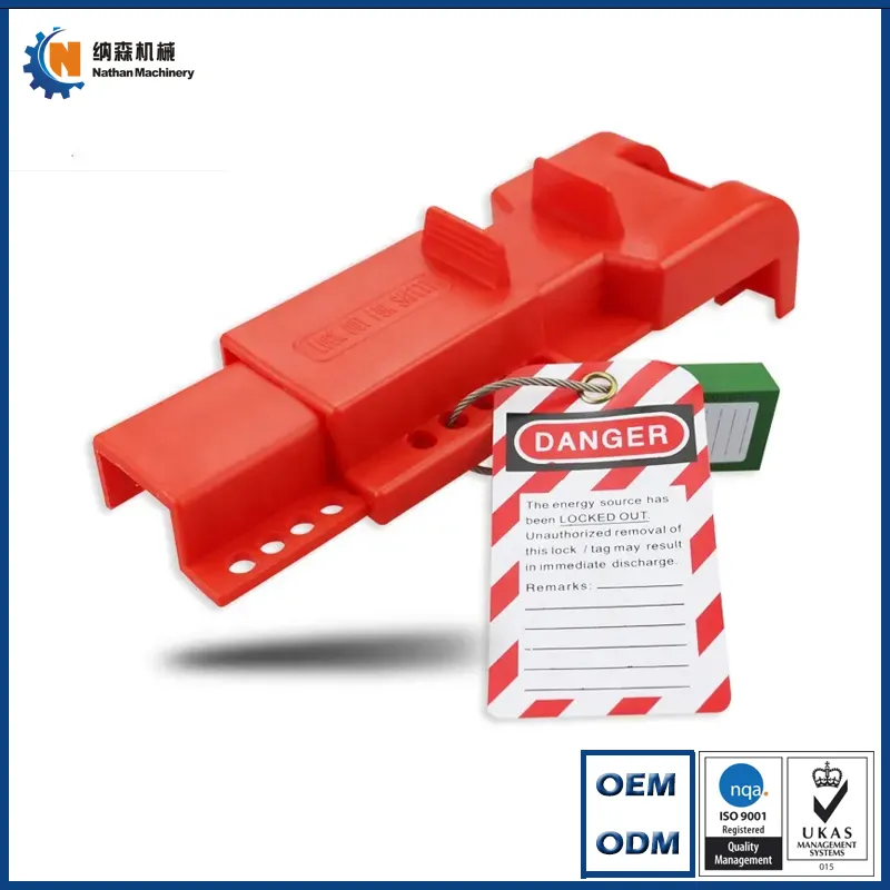 Serviço personalizado OEM ODM Válvula borboleta ajustável Bloqueio de segurança para cabo de válvula