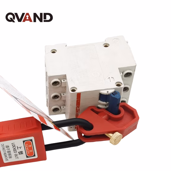 Bloqueio de segurança do disjuntor elétrico durável de náilon sem ferramenta de instalação