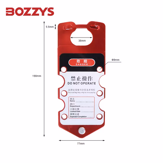 Bloqueio de ferrolho de alumínio colorido Bd-K53