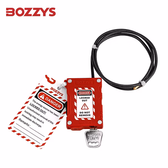 Cabo de aço inoxidável Bloqueio de cabo de segurança