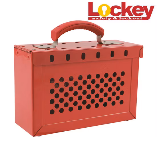 Caixa de identificação de bloqueio portátil resistente de 13 furos Lk02