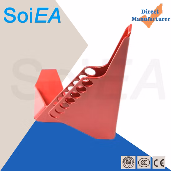 Bloqueio de válvula de esfera industrial ajustável Red Bloqueia dispositivos de segurança com alça de travamento